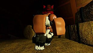 Hot cowgirl intensely fucks to milk big wolf cock