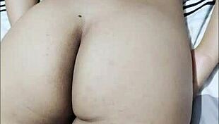 in the office, the young latina receives a perverted massage leading to orgasm