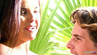 Tiny Oriental Teen Picked Up for Intense Outdoor Fucking Near Beach