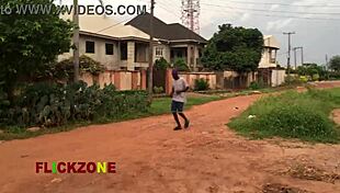 Ebony Amateur Engages In Sports, Love, And Sex With Oiled Body