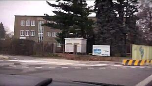 take my pussy in the van and cum all over me, the glassed blonde teacher screams at lunch break