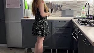 Intense Homemade Sex Unfolds In The Kitchen With Passionate Couple