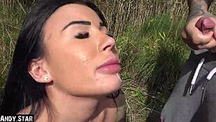 outdoor mmf threesome with snowwhite 24 from hamburg