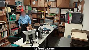 zoe parker gets banned but learns a hardcore lesson from the lp officer