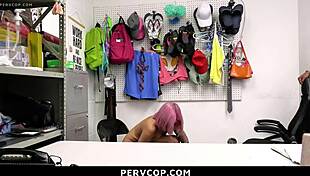 thiefs sexy costume leads to a hardcore fucking with the officer - pervcop?