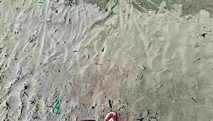 Risky Street Handjob Caught by Beautiful Redhead in Public