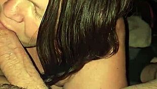 hey, wanna see a blowjob in the tent while camping with these big tits?