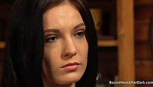 'Masturbate together, busty big tits slave,' madame says