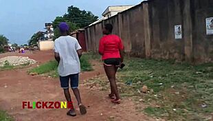 Ebony Amateur Engages In Sports, Love, And Sex With Oiled Body