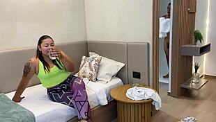 My neighbor john smith admires my big ass and fucks me in his apartment passionately