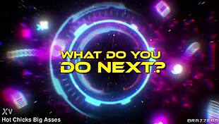 Groping Luna Star's Bubble Butt, Deepthroat and Facial Cumshot!