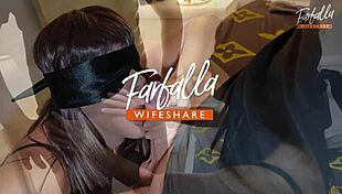 She sucks strangers cock and gets fucked in mouth and throat