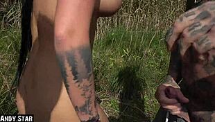 outdoor mmf threesome with snowwhite 24 from hamburg