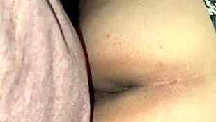 amateur bbw wife gets creampie in doggystyle from horny husband