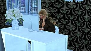 Bella and Milla, you fuck each other at Mortimer's funeral service office