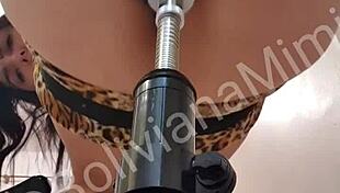 Intriguing Use Of Sex Machine On Sensitive Areas For Relaxation.