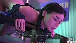 His Cock Thrusts Deep Into Her Wet Tight Pussy