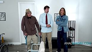 Rebel Rhyder bangs her analmadre robot in a fucked up family gangbang!