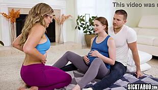 sexy big tits milf stepmom cory chase sucked stepsons big cock and got fucked so hard