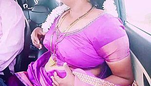 खूबसूरत साड़ी वाली देसी हाउसवाइफ और ड्राइवर की हॉट रोमांस गंदी तेलुगु बातें