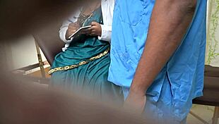 Indian Doctor Engages in Fun Activities at the Clinic with Patients.