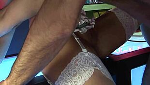 Diana Gold And Kristi Klenot Get Fucked On A Stripper Stage