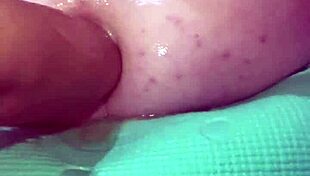 3rd time today stretching his asshole with anal fisting