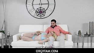 Hot Blonde Nikki Sweet Welcomes Peter Green Home With Warm Pussy And Fucks.