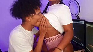 big booty maid gets anal creampie from big black cock