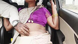 Indian aunty, ready for sex with son-in-law on long car drive? Let's talk dirty in Telugu.