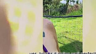 Delicious outdoor blowjob by a very horny milf - enm diamond