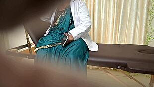 Indian Doctor Engages in Fun Activities at the Clinic with Patients.