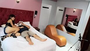 Oh god, the bearded uncle still works, he pulls out his dick and it still gets hard for her to suck!