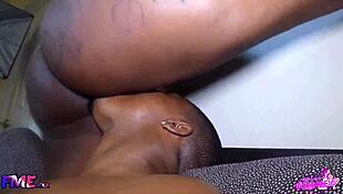 wild threesome with married couple and big black cock 😈