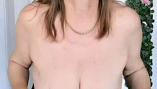 Horny Busty Gilf Teasing You and Shows Hangry Pussy