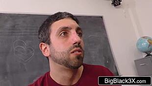 beautiful spanish teacher cuckolding campus geek assh lee with big black cock