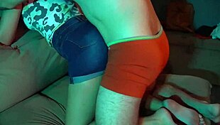 i made him CUM in his underwear haha during our homemade session