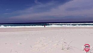 Wow, that slut gave me a blowjob on the beach in front of everyone! 😲