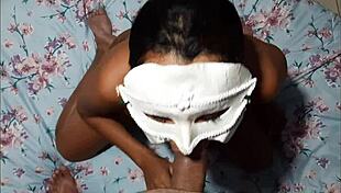 She really loves to eat my tight and delicious treat