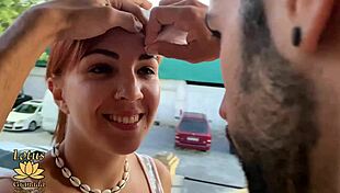 Two Girls Suck My Dick On The Balcony