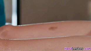 Horny sexy blonde lesbian sluts scissor wet cunts during sex massage - Charlie Forde Claire Roos