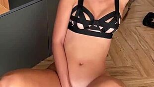 have you seen this 18yo teen model masturbating solo and riding dildo to orgasm?