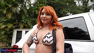 Curvy teen latina girlfriend enjoys rough anal sex with big cock white partner