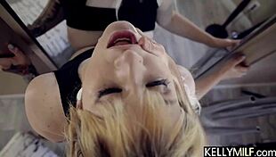 i gave hadley haze a sloppy blowjob then fucked her big ass hard, choking and gagging her wet pussy