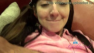 Super Cute Brunette Amateur Tifa Quinn Gets Pussy Licked Fingered Orgasm POV