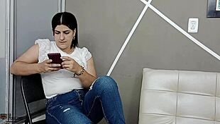 sensual homemade sex of two young lesbians at midnight.