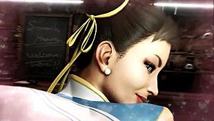 The best scenes of Chun-Li with big ass and tits in hardcore action