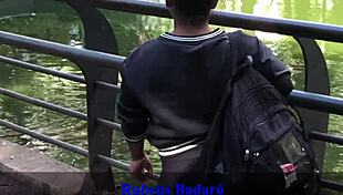 Latina milf bent over for anal