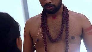 indian sexy wife in sari has hot sex with sadhu baba