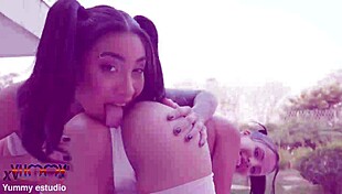 Eva And Elisa In Intense Anal Scene With Husky!